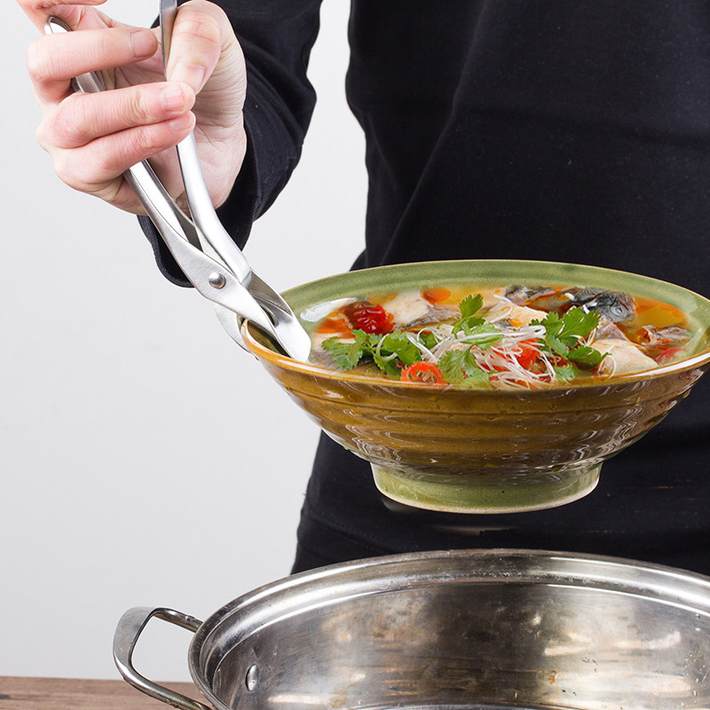 Anti-burn clip 304 Stainless Steel Bowl Clip Plate Clip Steam Vegetable Clip Kitchen Fetch Pan Clip Domestic Clip Bowl taishan clip