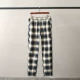 Sản xuất trong phòng phù hợp! Ôi, thoải mái! Mùa thu và mùa đông thun eo kẻ sọc flannel nhà quần pyjama quần tây quần nam