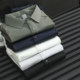 High-end, super-fine warm velvet! 3D cut, heat storage and warmth, autumn men's lapel long-sleeved polo shirt