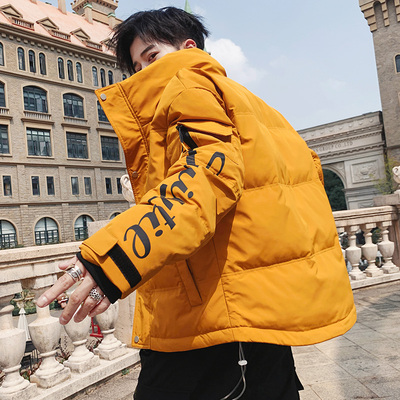 冬季外套男工装羽绒棉服短款面包服棉袄