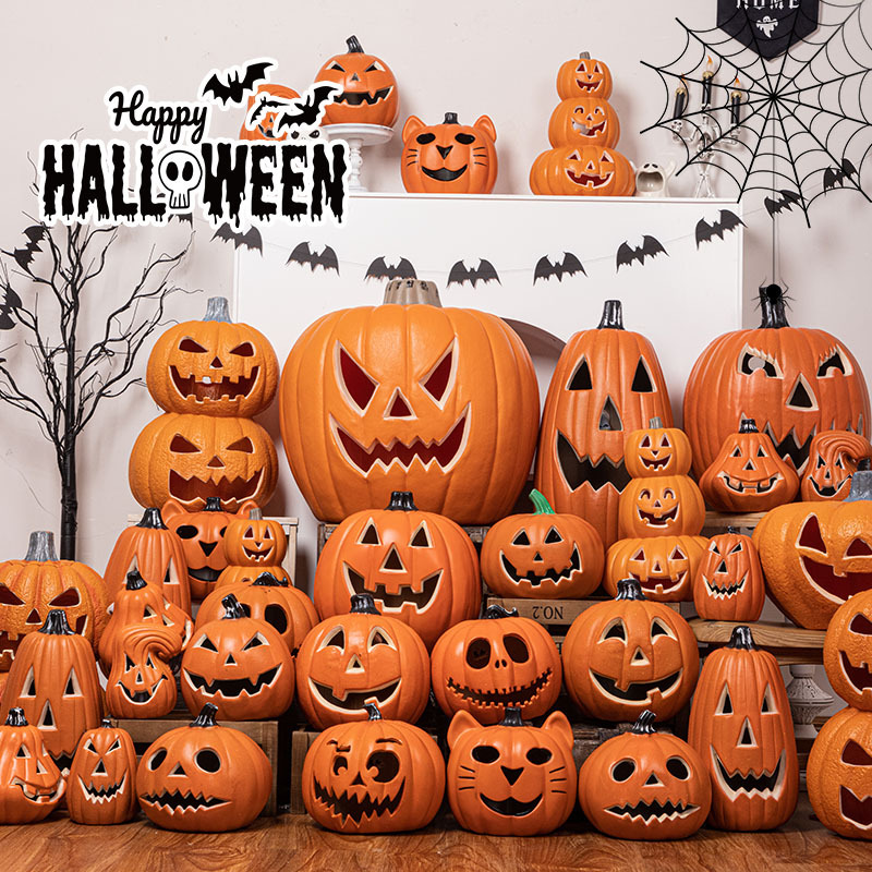 Halloween Decorations Large Pumpkin Lantern Outdoor DIY Ornaments Pumpkin Head Kindergarten Costume Props Scene Arrangement Halloween Decorations Large Pumpkin Lantern Outdoor DIY Ornaments Pumpkin Head Kindergarten Costume Props Scene Arrangement