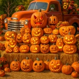 Дорожный тыквенный фонарь для детского сада, xэллоуин, наряжаться