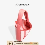 Модная небольшая дизайнерская розовая трикотажная сумка на одно плечо, вместительная и большая сумка через плечо