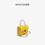 Милая свежая желтая прозрачная помада, кошелек, небольшая сумка