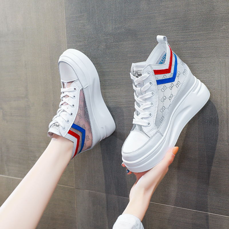 Genuine leather Martin boots 2021 new fall women's shoes thick bottom 100 hitch, heightening short boots spring autumn winter single boots Chains