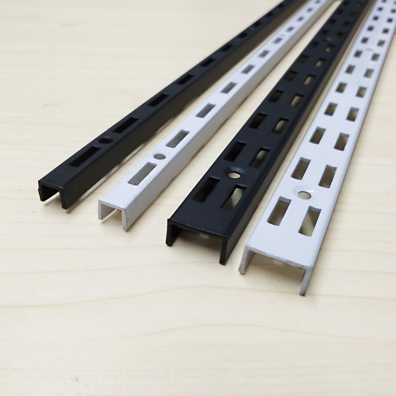 Aacolumn bar aacolumn bracket display cabinet StoreBoard vertical stripe clothing shelf Wall card strip black white aa bar