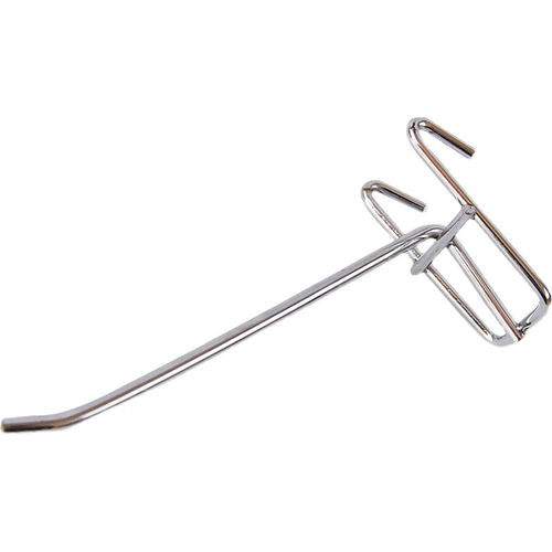 Bolded Grid Hook Supermarket Shelf Store Store Store Display Rack Сточка для крючка металлическая сетчатая сетка сетка крючок крюк