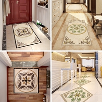 Parquet floor tile stickers Living room floor entrance beautification decorative wall stickers Self-adhesive waterproof floor tile renovation stickers