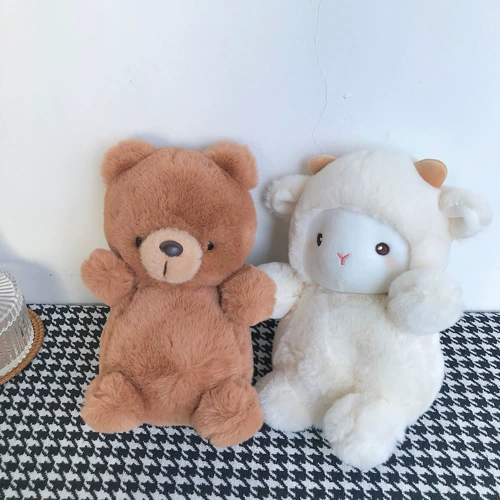 Enma studio, милая шерстяная плюшевая кукла на день Святого Валентина, слон, с медвежатами, подарок на день рождения