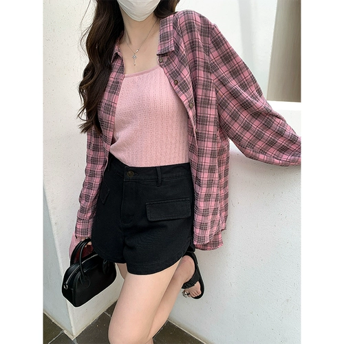 Джинсовая юбка, шорты, штаны, большой размер, высокая талия, А-силуэт, свободный крой