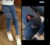 Quần bé gái mùa thu 2018 quần jeans bé trai và bé gái hoạt hình quần denim chân quần Hàn Quốc quần dài mùa xuân và quần mùa thu