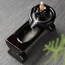 Glow-path ceramic back-flow incense stove to run three raw stone sandalwood stove smoked incense home indoor fragrant road creative pendulum