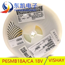 P6SMB18A P6KE18A 18V unidirectional SMB patch TVS transient diode brand VISHAY