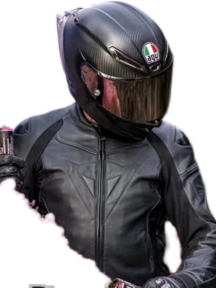 丹尼斯骑行服FIGHTER暗夜骑士皮衣真皮钛合金防摔摩托车赛车服