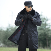 Military coat Mens winter thickened special forces cold warm medium and long multi-functional security training coat cotton coat