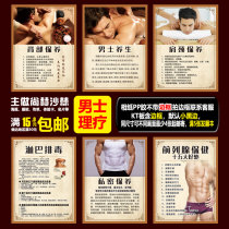 Poster poster poster advertising pictorial beauty background wall beauty salon painting men health care privacy kidney waist back
