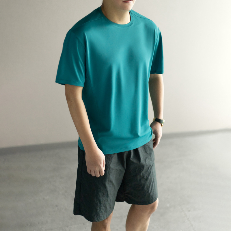 Feather-Lightweight Toray Tryspec Summer Men's Ultra-Light Quick-Drying T-Shirt Sports Fitness Running T-Shirt for Men