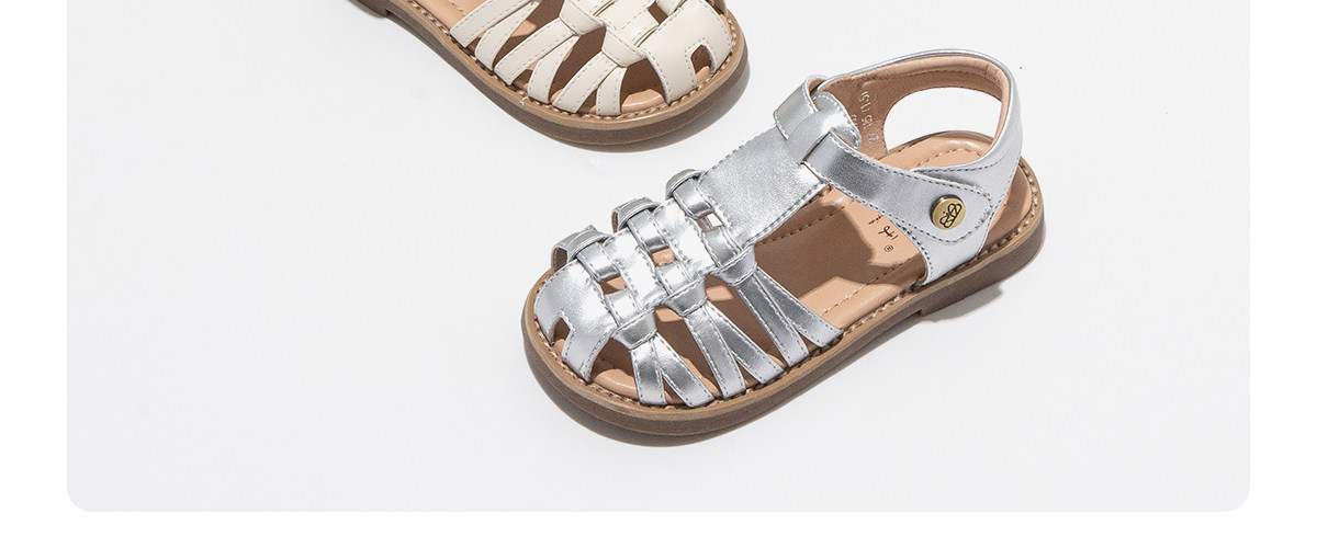 Girls' Princess Sandals 2026 New Summer Children's Sandals for Girls, Roman Style Shoes, Soft-Soled Closed-Toe Summer Models — 13