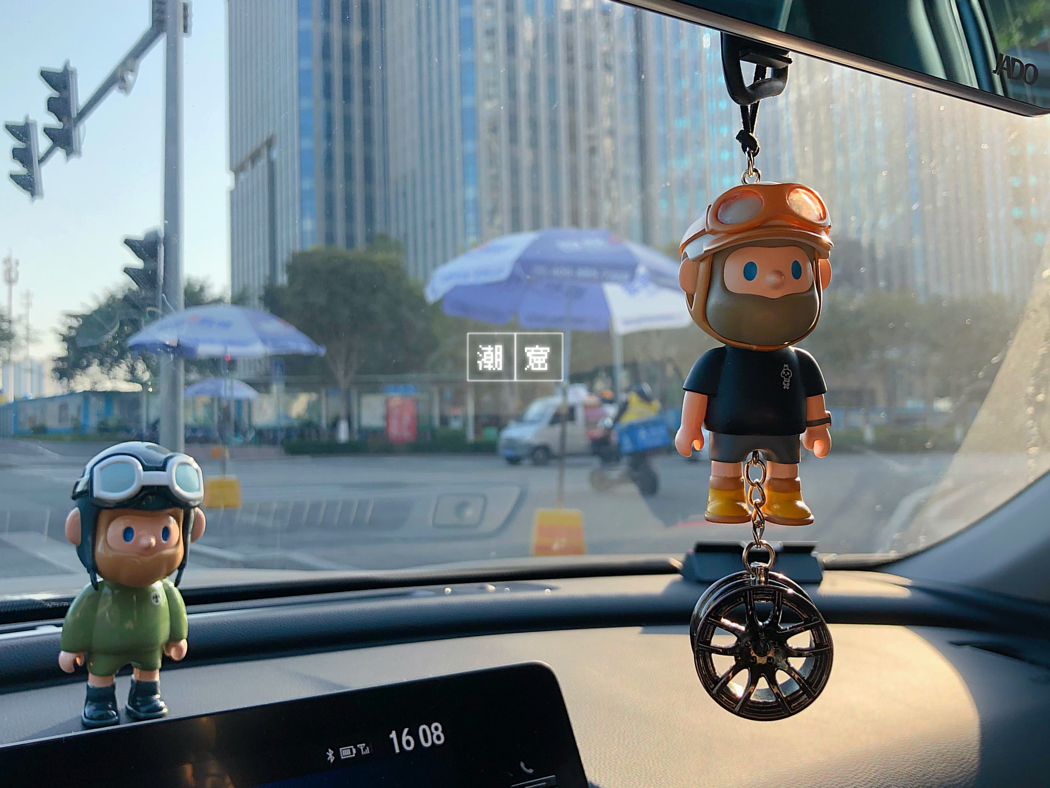 Grottoes FARMER BOB RACING BOYFRIEND BLIND BOX CAR HANGING ACCESSORIES REAR MIRROR AJ SHOE WHEEL HUB ON-BOARD PENDANT GIFT