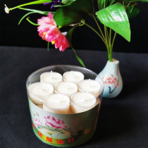 Hui Deng Light Butter Lamp 4 hours for Buddha lamp household Buddha lamp oil lamp pure vegetable oil candle white