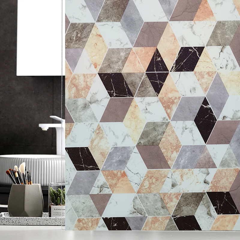 Glass Sticker Frosted Glass Paper Windows Cling Film Bathroom Toilet Door Anti-Walk Light Self-adhesive-Taobao