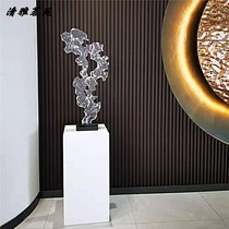 Hotel Villa creative desktop ornaments imported transparent resin Taihu stone sculpture home decoration