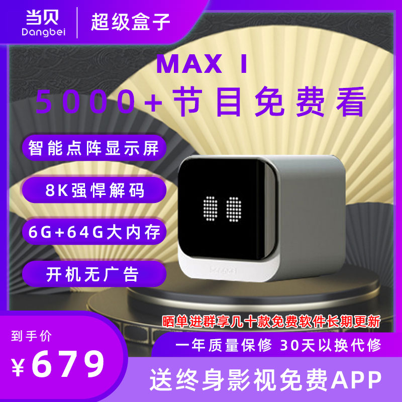 When the Bare MAX1 Super TV Box 6 64G8K HD Home Internet TV Box Smart New Wireless