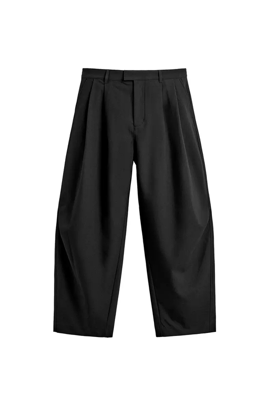 Za2026 Spring/Summer New Arrival Men's Clothing Loose Drape Pleated Detail Decorative Trousers 5070800 800