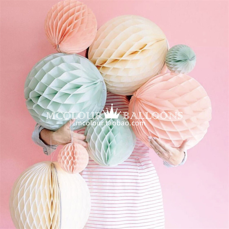 15cm Paper Cellular Flower for Children's Event to Plan Birthday Party Wedding Gallery Decoration Paper Lantern Party