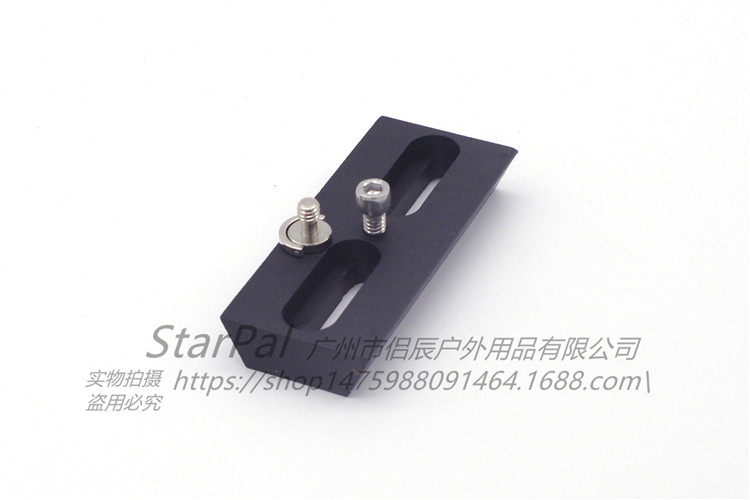 10cm nhẹ đuôi tấm kính viễn vọng kết nối máy ảnh xích đạo chân máy nhỏ màu đen 1/4 lỗ ren - Kính viễn vọng / Kính / Kính ngoài trời ông nhòm