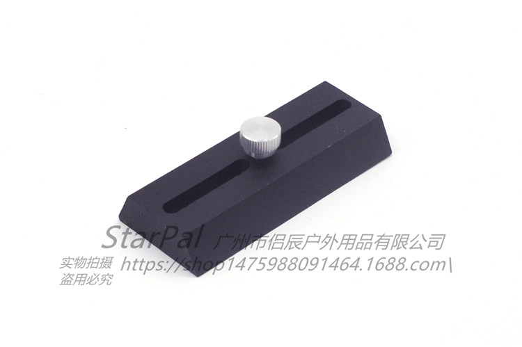 10cm nhẹ đuôi tấm kính viễn vọng kết nối máy ảnh xích đạo chân máy nhỏ màu đen 1/4 lỗ ren - Kính viễn vọng / Kính / Kính ngoài trời ông nhòm