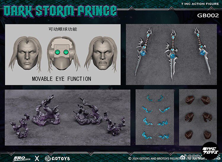 In Stock GDTOYS x BROTOYS GB002 Warcraft Dark Storm Prince 7