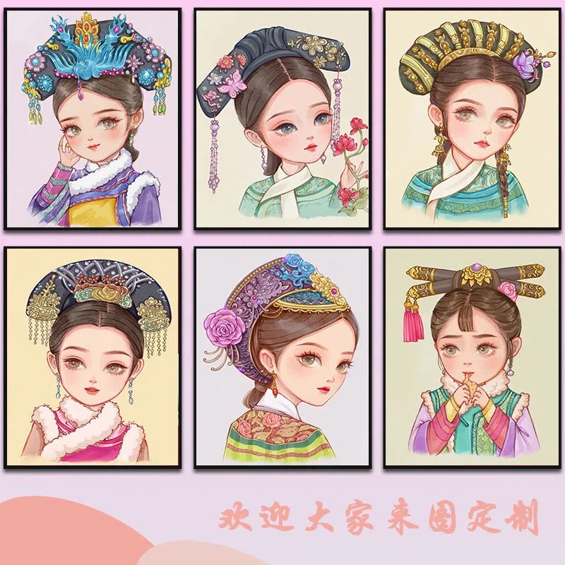 人物画　油彩 多种油画风格Longseason AI绘图模型展示，附带AI绘画提示词_Qpipi