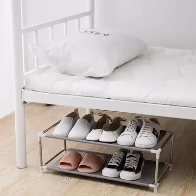 Shoe rack Dormitory table under the bed under the desk Mini small dormitory shoe rack economical college student bedroom storage