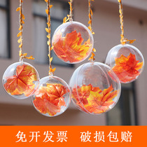 Summer shopping mall window decoration Kindergarten jewelry shop transparent ball air pendant ceiling pendant scene layout