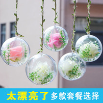Store window jewelry store ceiling roof summer atmosphere decoration aerial hanging hanging ball pendant