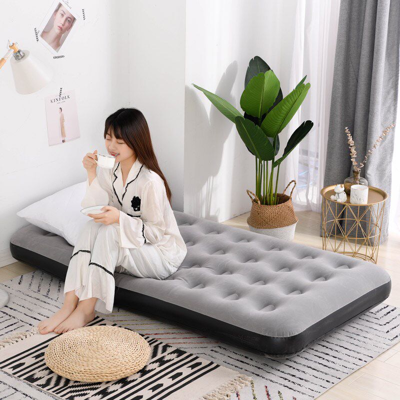 Inflatable mattress Home Double Thickening single Easy Flush Gas Steam Mat Sofa Bed Outdoor Portable-Taobao