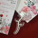 Новый стиль, золотосодержащая серебряная фольга из розового золота, цветок 520, китайский День святого Валентина, красный конверт, свадебный памятный подарок