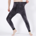 Quần ấm mùa đông nam cộng với nhung dày trung niên cha 40-50-60 tuổi eo cao thả lỏng quần cotton len quần giữ nhiệt nam lót lông Quần nóng lên