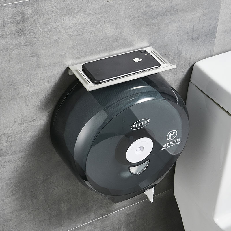 Waterproof toilet Waterproof toilet Handscaff roll tissue box toilet paper wipe toilet paper large plate roll box wall mounted