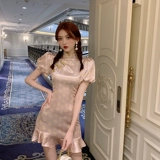 Милая легкая юбка, ципао, платье, летняя одежда, французский стиль, светлый стиль, коллекция 2023