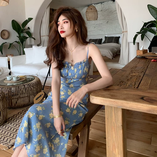 Сексуальное платье-комбинация, юбка, ретро платье, подходит для подростков, французский ретро стиль