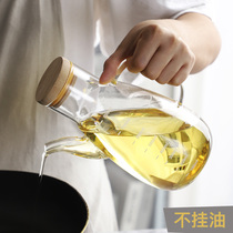 Glass oil pot with scale oil tank pot Leak-proof oil small kitchen supplies Soy sauce bottle Vinegar pot Seasoning bottle Household
