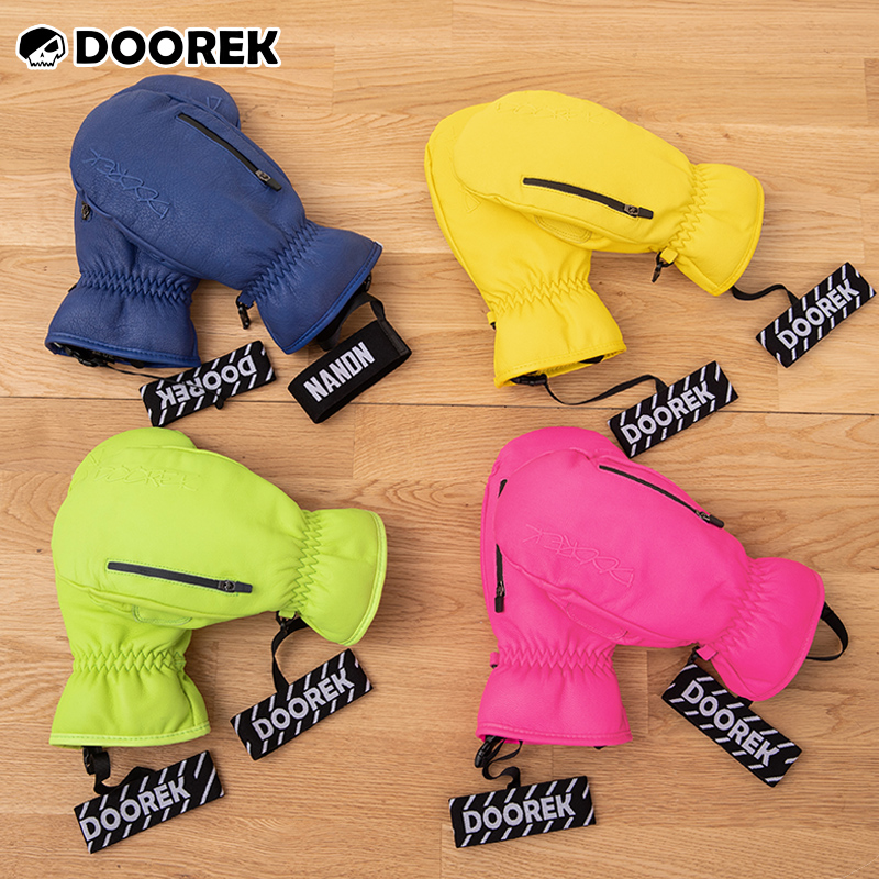 DoOREK new men and women waterproof and abrasion resistant ski gloves Veneer Warm Gloves