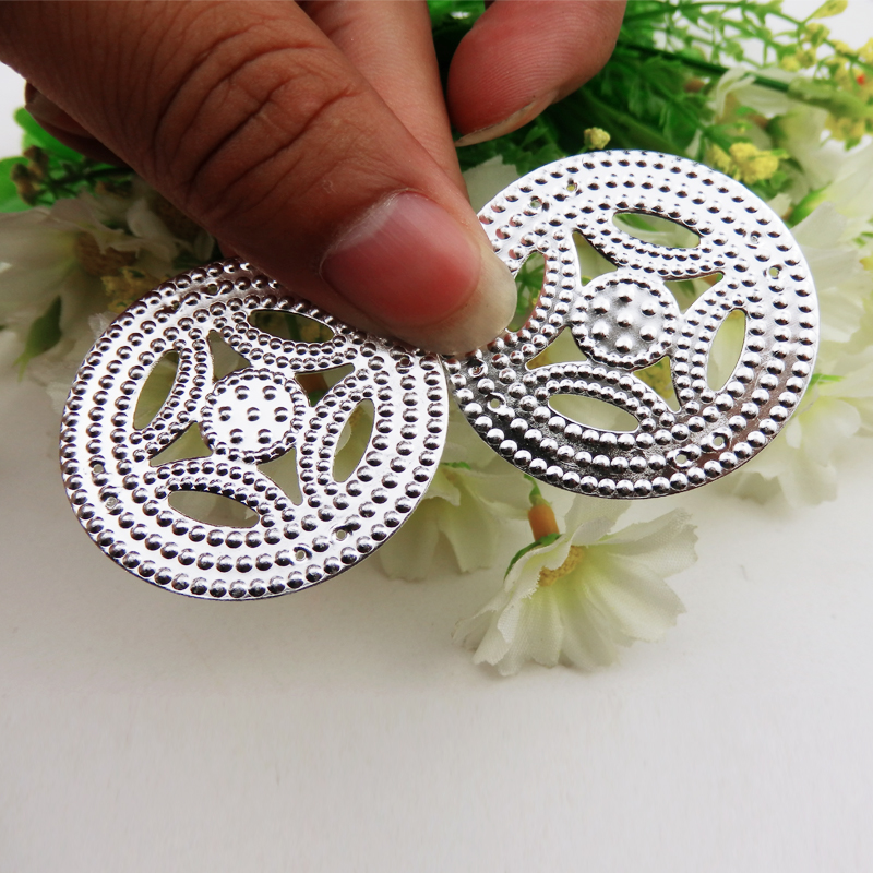 New listed stage performance Miao Miao Girls emulation silver decoration Costume Diy Material Decorations Small Ancient Money