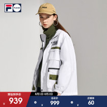 FILA FusionX WM Baishan joint Fila 2021 spring new woven top trend tooling coat female