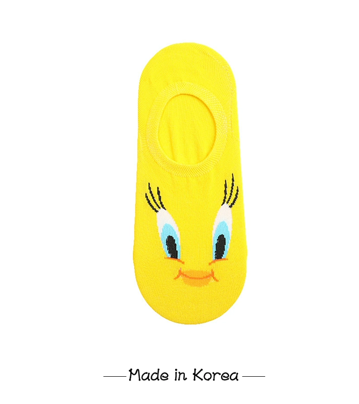 Miễn phí vận chuyển Vớ nhập khẩu Hàn Quốc mùa hè phụ nữ vớ thuyền dễ thương phim hoạt hình nông miệng vớ không trơn trượt vớ vô hình cho hơn 48 nhân dân tệ - Vớ mắt cá chân