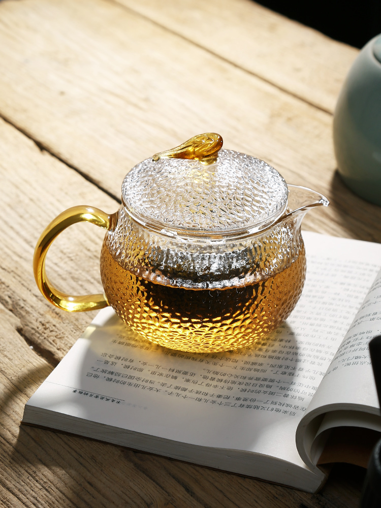 One small hammer glass teapot electricity TaoLu boiled tea tea bags are transparent single separation of tea kettle