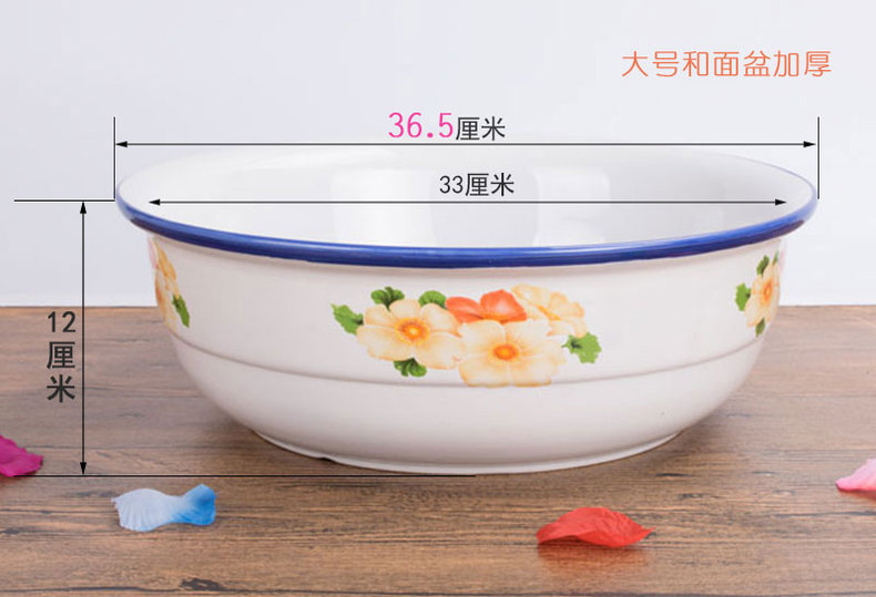 Old household basin to deepen porcelain ceramic package mail thickening "large - sized and happens in ceramic basin and 32