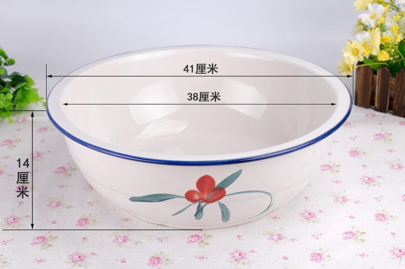 Old household basin to deepen porcelain ceramic package mail thickening "large - sized and happens in ceramic basin and 32